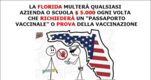 Florida multerà chi richiederà il “passaporto vaccinale”