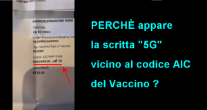 Perché compare la sigla “5G” sulla ricevuta della terza dose di vaccino?