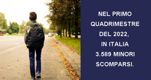 Viminale: Nei primi 4 mesi 2022, in Italia sono scomparsi 3.589 Minori