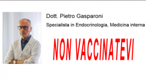 Dott. Gasparoni – NON vaccinatevi