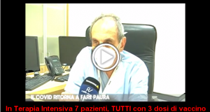 Dott. Polati primario: “Sono 7 i pazienti in terapia intensiva TUTTI TRIDOSATI”