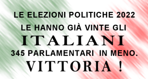 Le Elezioni Politiche 2022, le hanno già vinto gli Italiani