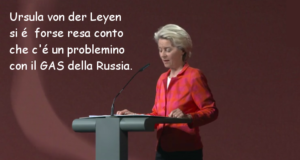 Von der Leyen: “Dobbiamo prepararci ad una potenziale interruzione totale del gas russo“