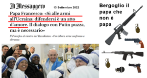 Bergoglio e le affermazioni discutibili