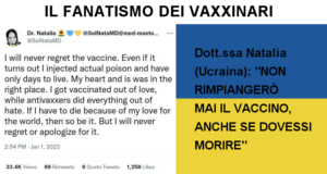 Il fanatismo di Natalia, dottoressa VAXXINARA ucraina