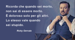 La filosofia di Ricky Gervais