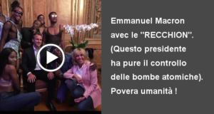 Emmanuel Macron avec le “RECCHION”