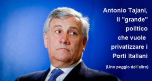 La sparata di Tajani al Meeting di Rimini, “Privatizzare i porti”