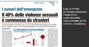40% di violenze sessuali commesse da stranieri. “Grazie” Boldrini