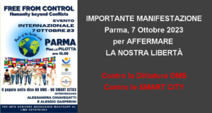 IMPORTANTE: Manifestazione a Parma – 7 Ottobre 2023
