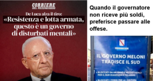 Il governatore De Luca, la “macchietta” della politica italiana