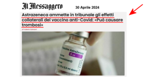 Astrazeneca ammette in tribunale gli effetti collaterali del vaccino anti-Covid: «Può causare trombosi»