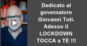 Caro Giovanni Toti, adesso il “LOCKDOWN” tocca a te